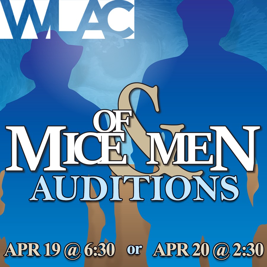 CTX3675. Auditions for Of Mice and Men, by Warehouse Living Arts Center, Corsicana