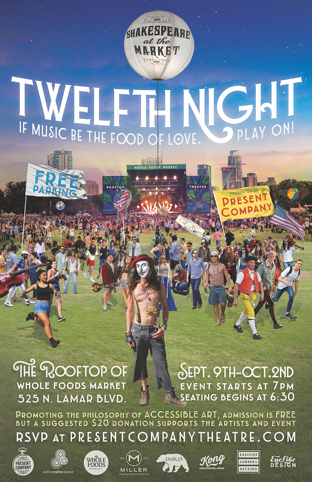 Twelfth Night, or What You Will by Present Company Theatre
