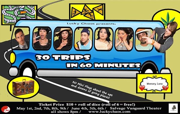 30 Trips in 60 Minutes by Lucky Chaos Theatre Projects