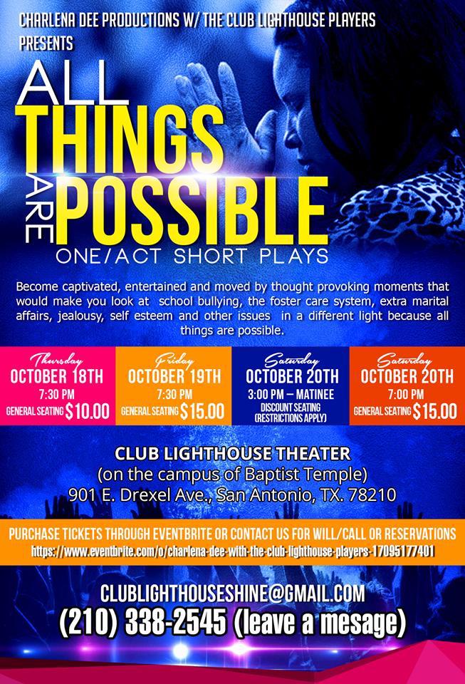 All Things Are Possible by Club Lighthouse Players