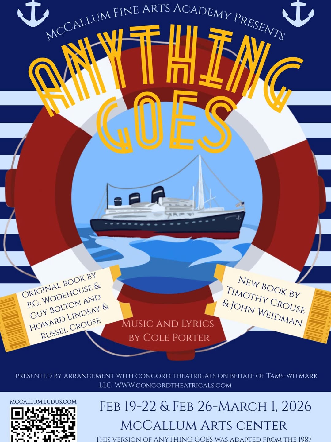 Anything Goes by McCallum Fine Arts Academy