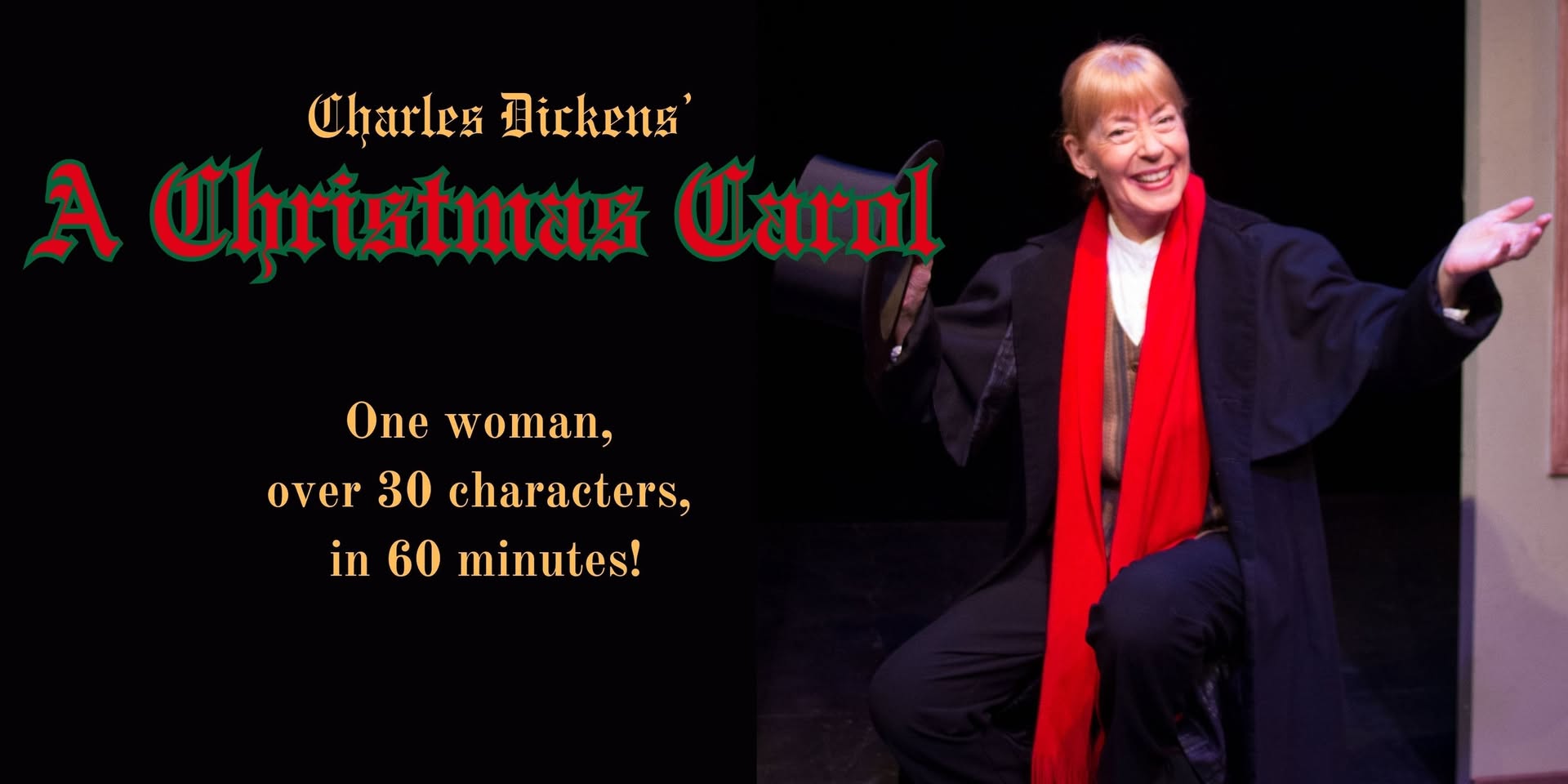 A Christmas Carol (one-actor version) by Austin Playhouse