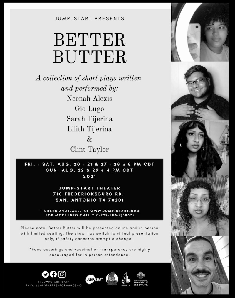 Better Butter - A Collection of Short Plays by Jump-Start Performance Company