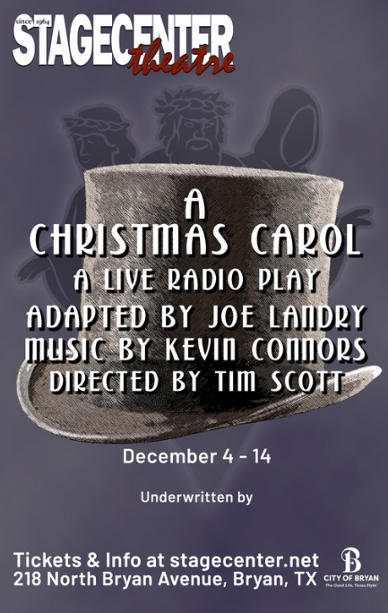CTX4203. Auditions for A Christmas Carol - a live radio play, by StageCenter Community Theatre