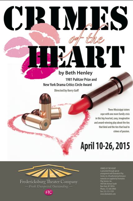 Crimes of the Heart by Fredericksburg Theater Company (FTC)