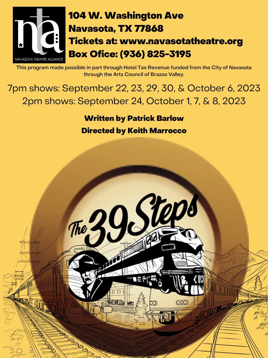 The 39 Steps by Navasota Theatre Alliance