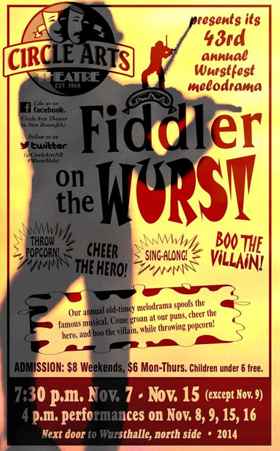 Fiddler on the Wurst by Circle Arts Theatre