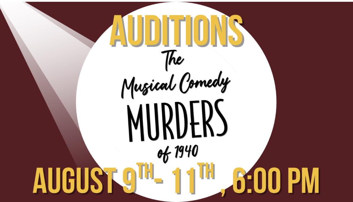 CTX4131. Auditions for The Musical Comedy Murders of 1940, by Fredericksburg Theater Company (FTC)