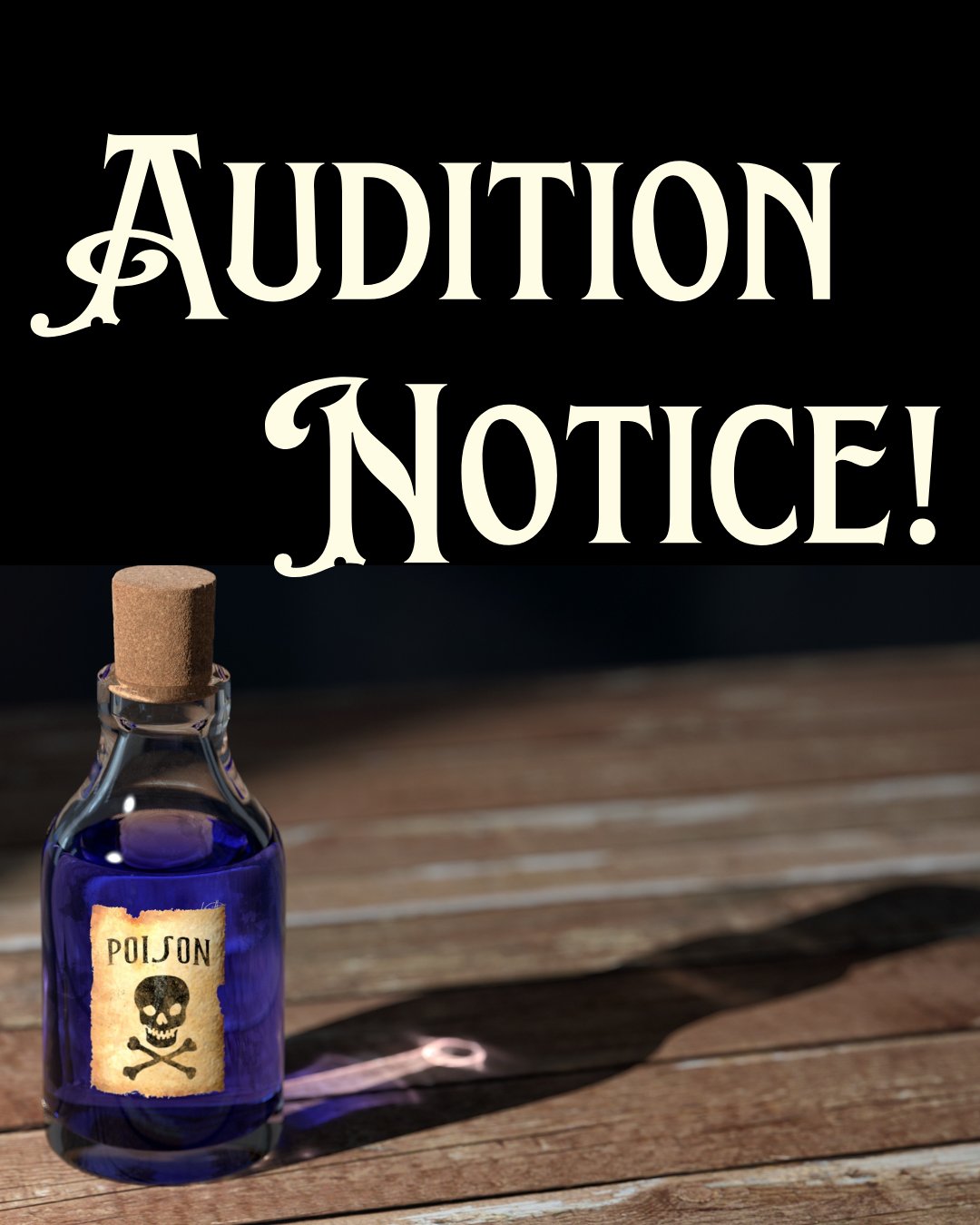 CTX4256. Auditions for A Gentleman's Guide to Love and Murder, by Austin Playhouse