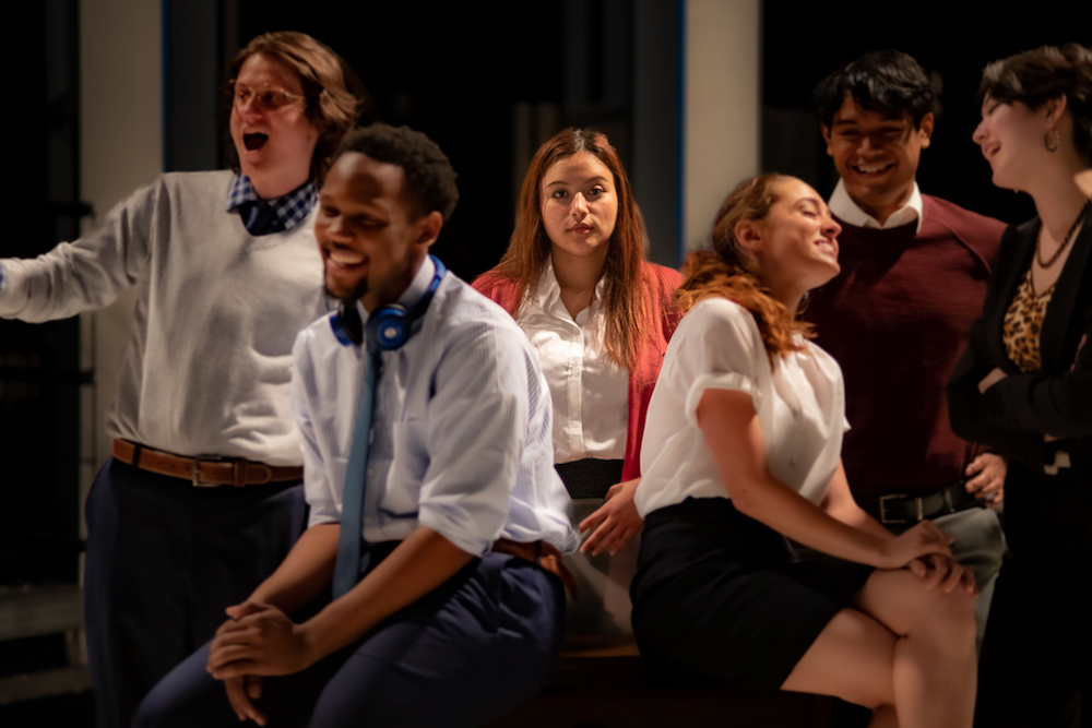 Parker Dial, Eric Shawn, Yasha Alaniz, Liz Catchings, Josh Kok, Chloe Meinershagen (photo by Lauren Jurgemeyer)