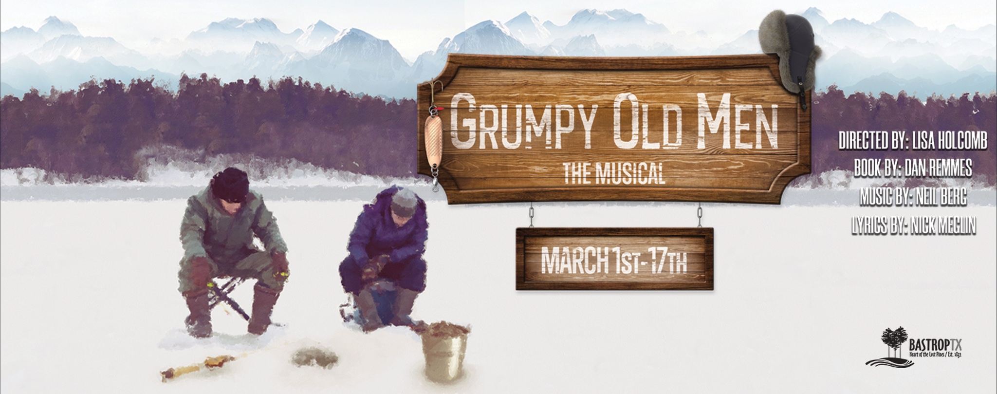 CTX3521. Auditions for Grumpy Old Men, the musical, by Bastrop Opera House