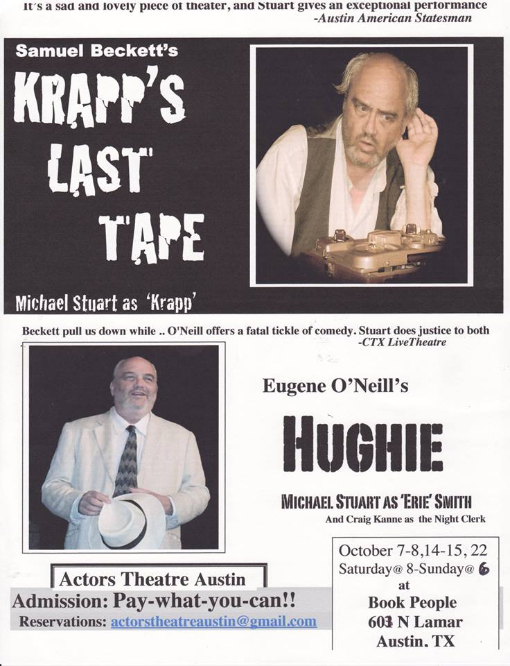 Krapp's Last Tape AND Hughie by Actors Theatre Austin