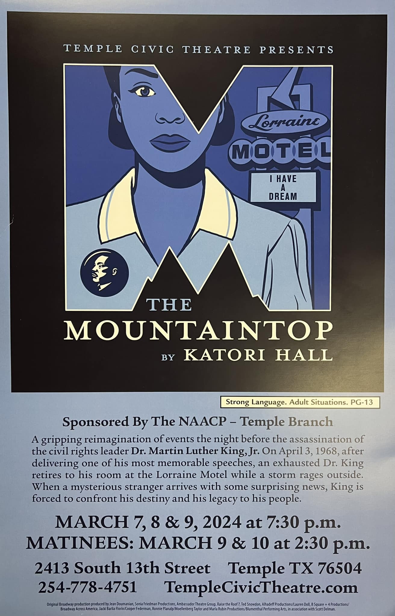 The Mountaintop by Temple Civic Theatre