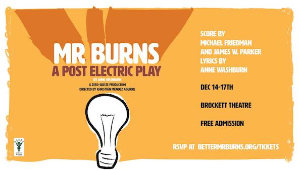Mr. Burns, A Post-Electric Play by The Orange Fringe