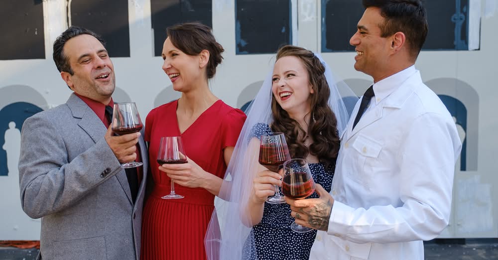 Nick Lawson, Kate Glasheen, Katie Browne, Y.A. Oza (photo by Bret Brookshire))