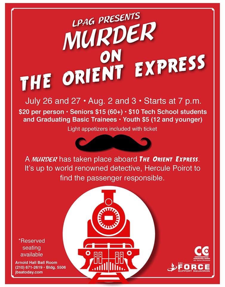 Murder on the Orient Express by Lackland Performing Arts Group