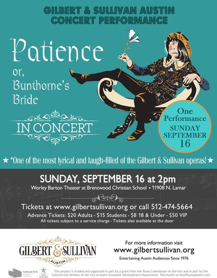 Patience by Gilbert & Sullivan Austin