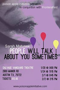 People Will Talk About You Sometimes by Poison Apple Initiative