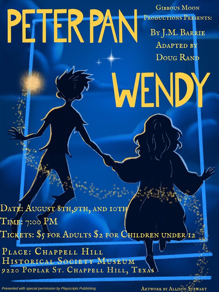 Peter Pan and Wendy by Gibbous Moon Productions