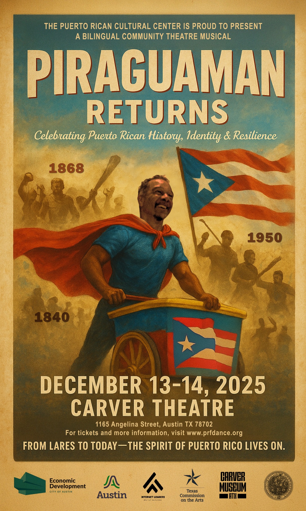 Sembrando Herencia - PiraguaMan Returns! by Puerto Rican Folkloric Dance & Cultural Center