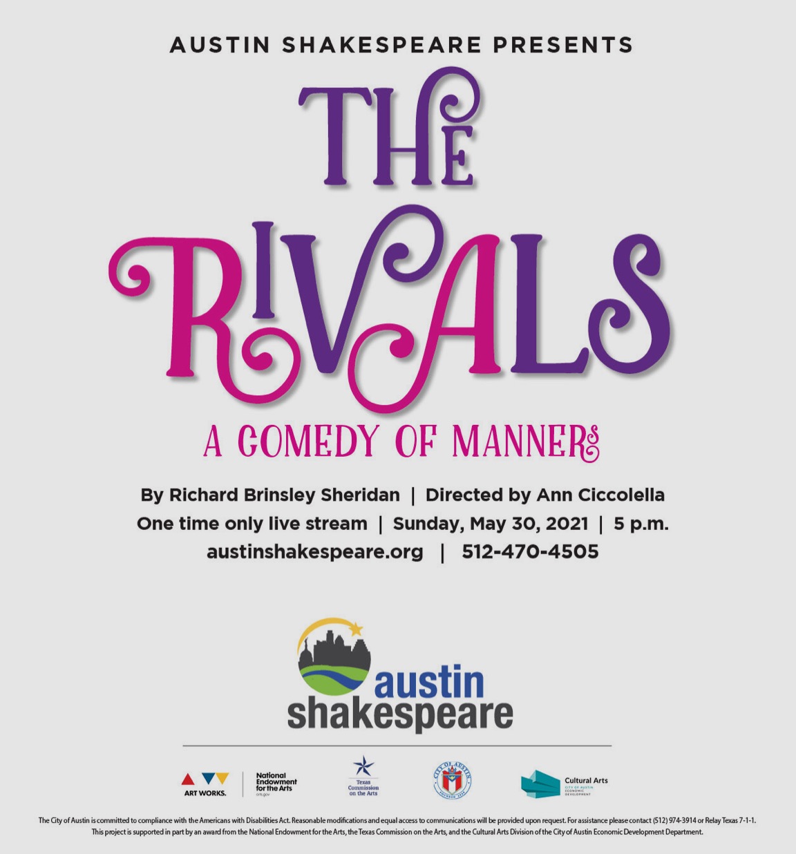 The Rivals by Austin Shakespeare