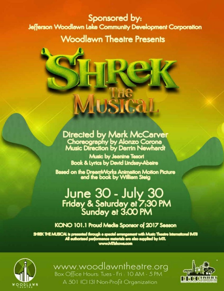 Shrek The Musical by Woodlawn Theatre