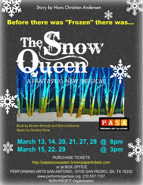 The Snow Queen, musical by Performing Arts San Antonio (PASA)