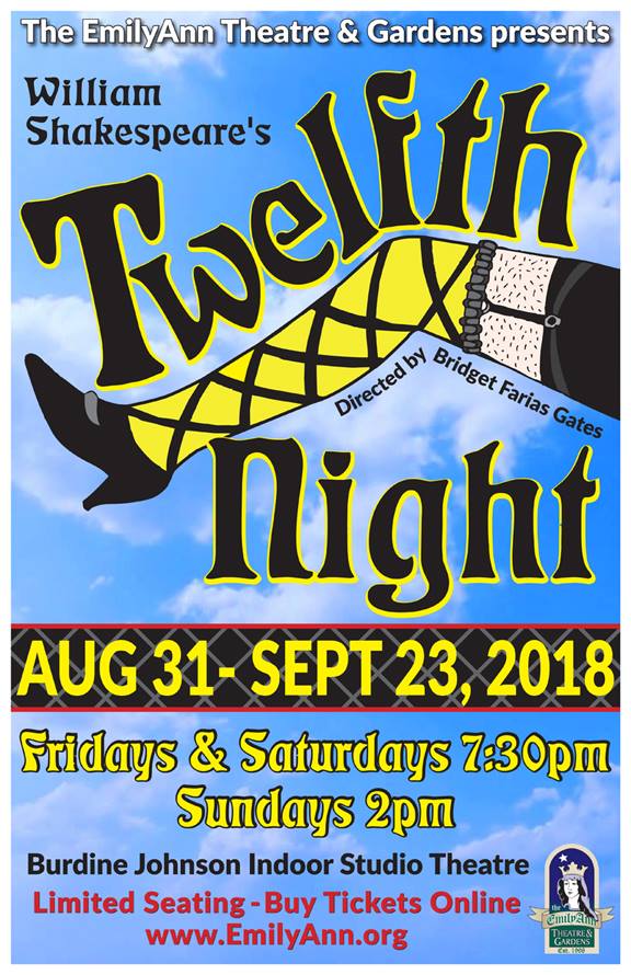 Twelfth Night, or What You Will by Emily Ann Theatre