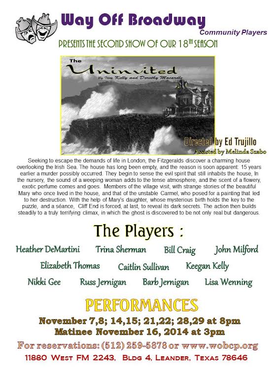 The Uninvited by Way Off Broadway Community Players