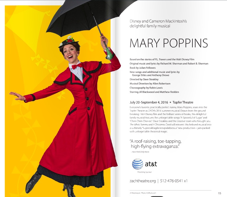 Mary Poppins by Zach Theatre