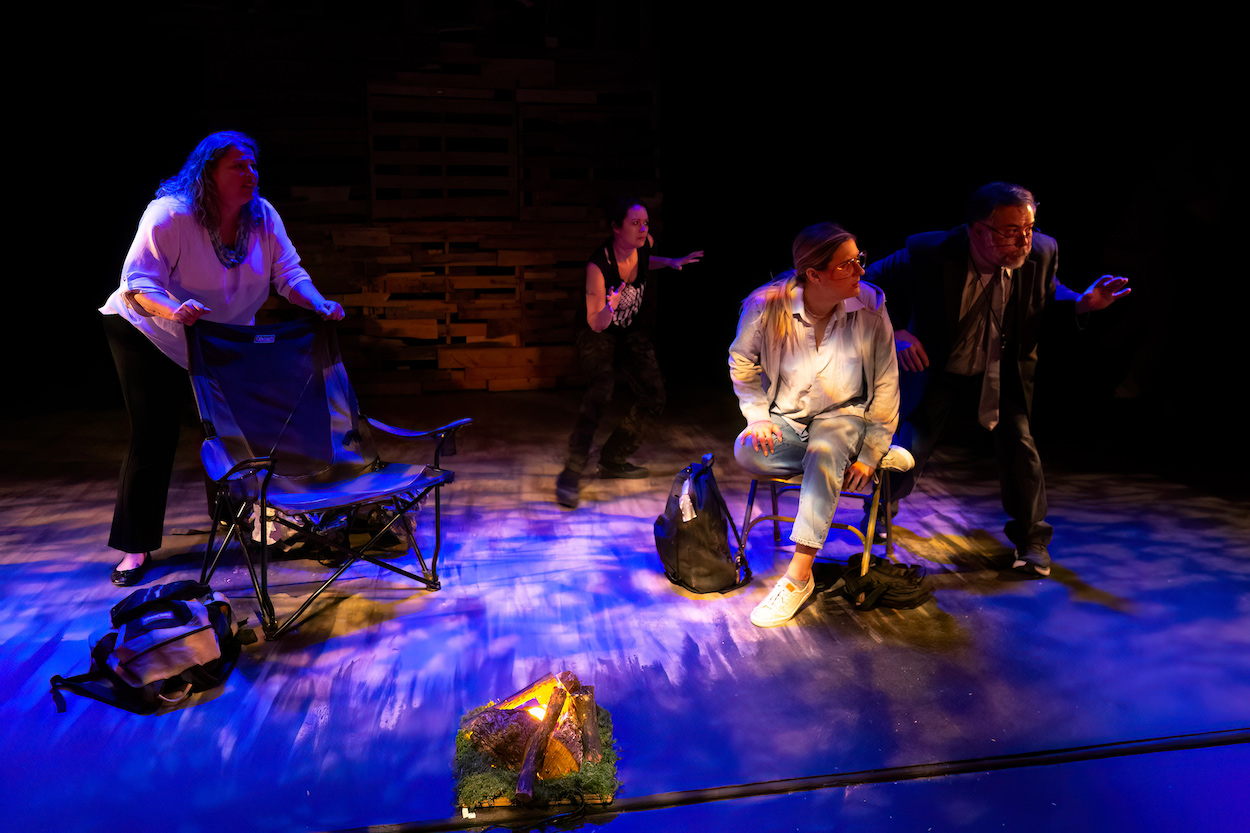 Jennifer Jennings, Natalie Garcia, Kelsey Mazak, Mike Ooi (photo by Steve Rogers)