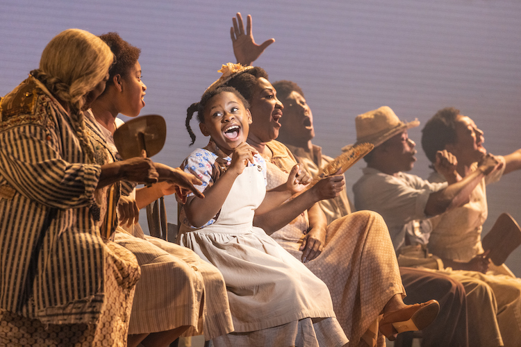 Brianna Cameron as young Anna Mae (photo by Matthew Murphy)