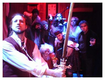 Japhy as Henry V with Austin Drama Club regulars (photo: Austin Drama Club)