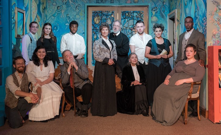  (L to R) Steven Starr , Makenzie Jené , Cleon Ony, Kathy Couser, George Burnette, Dorian Arriaga, Gloria Sanchez, Kevin Majors. (bottom) Sam Mandelbaum, Samantha Harkiewicz, Michael Howard, Linda Ford, Sarah Fisch (photo by Siggi Ragnar)