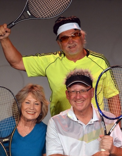 Sharon Penny, Randy L. Hilmer (standing), and Doug Hart. (photo: HCCT)