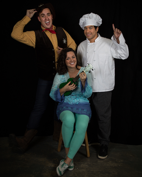 Ben Gibson, Lucy Bergin, Mario Ramirez (photo by Kelly Riot)