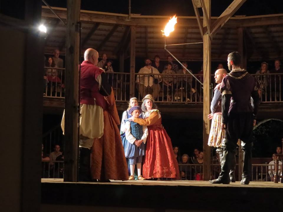Mindy Rast-Keenan as the Duchess of York, production of Richard III by the Baron's Men, 2016 (photo by Taylor Flanagan)
