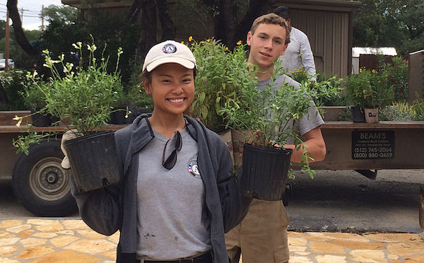 Jeannie Pham, Drake Wilson (photo: Wimberley Players)