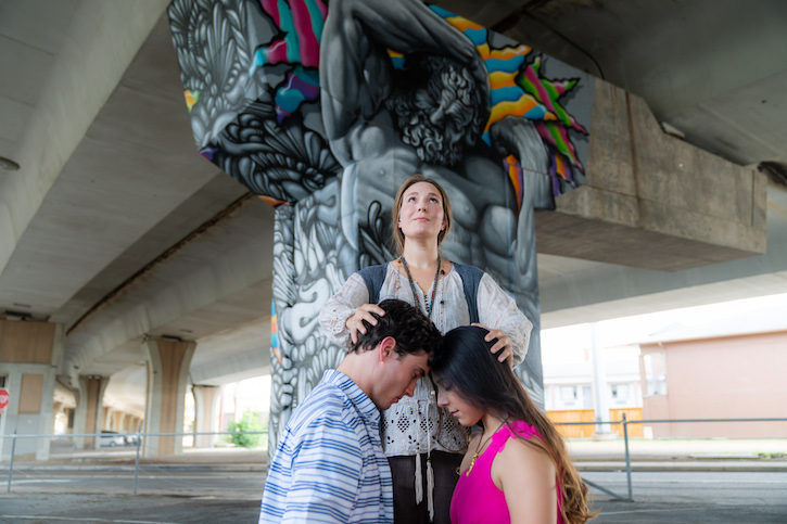 Josh Davis, Carolyn Dellnger, Alyx Rodriguez (photo by Siggi Ragnar)