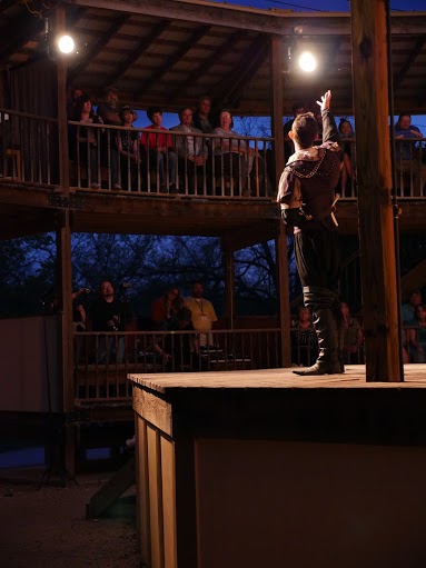 Andy Bond as Richard III, Baron's Men production of 2016