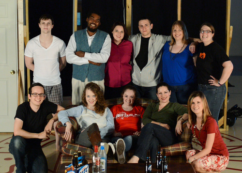 The 2013-2014 Ensemble during our production of Spake by David L. Williams.