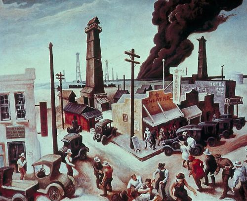 (painting: Thomas Hart Benton via Crank Collective)