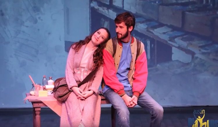 Claire Grasso, Aaron Johnson (photo: Austin Playhouse)