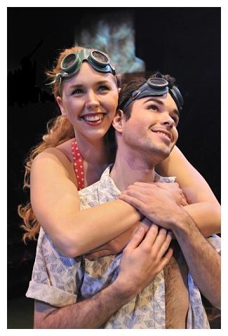 Cassidy Schiltz as Eurydice, Nathan Brockett as Orpheus (image: Mary Moody Northen Theatre)