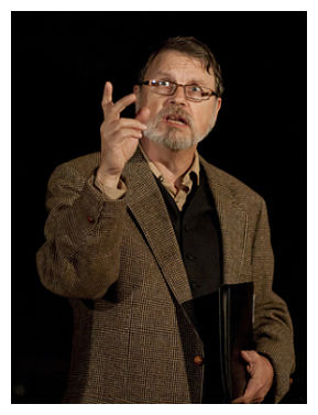 Chuck Ney as Polonius (photo: Kimberley Mead)