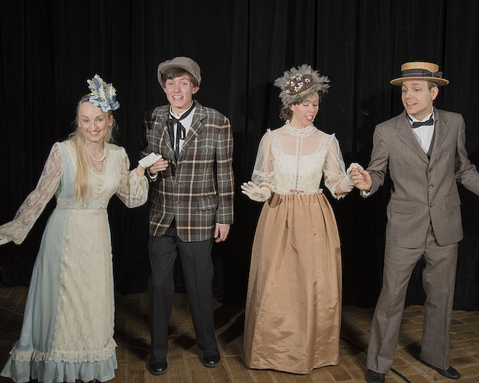 Leanne Ellis, David Wilkinson, Donna Jackson, and Brett Ellis (photo: Fredericksburg Theater Company)