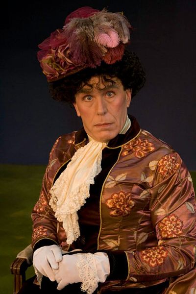 Rick Roemer as Lady Bracknell (image: Christopher Loveless)