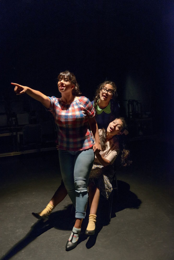 Arianna Angeles, María Ibarra, and Valentina Inéz Barrera-Ibarra (photo by Siggi Ragnar)