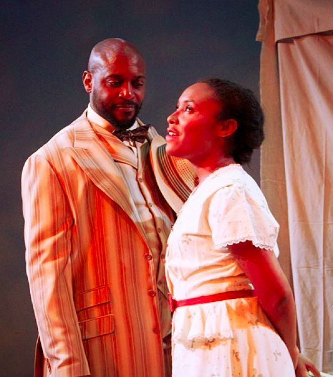 Marc Pouhé, Deja Morgan (photo: Austin Playhouse)