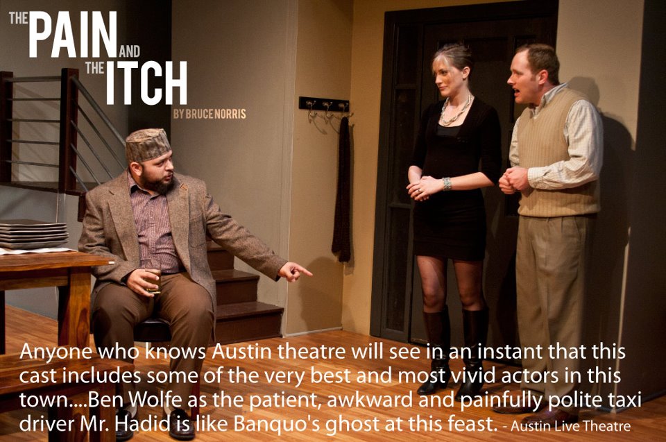 Ben Wolfe, Liz Fisher, Ben Summers (image: Capital T Theatre)